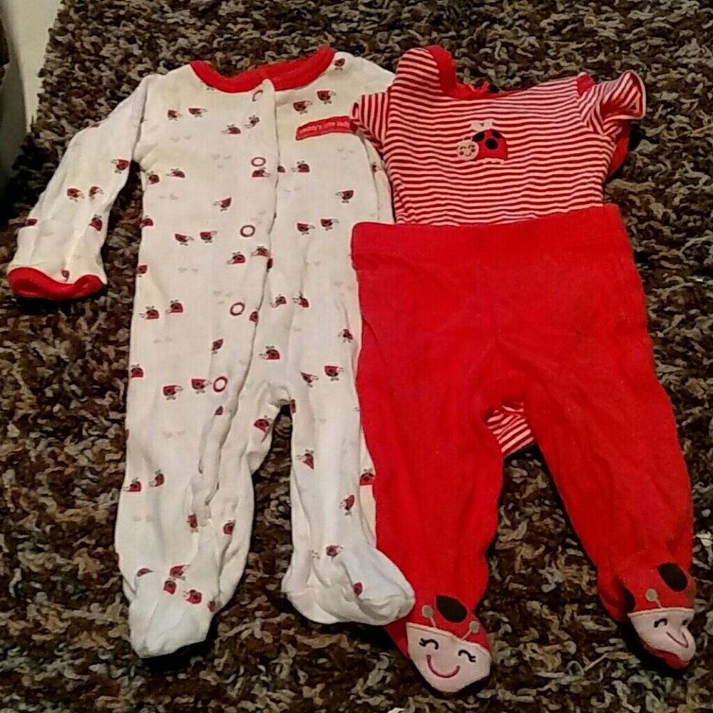 Carter's newborn ladybug outfits